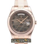 Rolex day date rose gold wawe 41 mm 218235