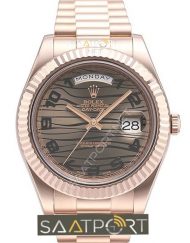 Rolex day date rose gold wawe 41 mm 218235