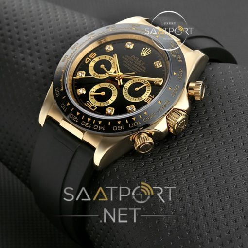 Rolex daytona otomatik kol saati taşlı