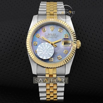 Rolex bayan saati sedef kadranlı replika saat modeli