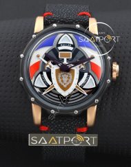 Maxlabwatches Space Black Case With Black Devi Fish Skin