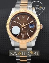 Datejust 41 Chocolate Brown Dial Steel