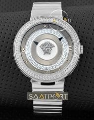 Versace Bayan Saat Gümüş Kasa Replika Modelleri