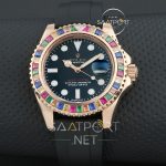 Rolex Yacht Master Baget Taşlı Silikon Kordon replika rolex saatler