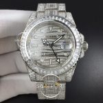 Rolex GMT Master II 116769 BRIL Full Diamonds Watch A2836