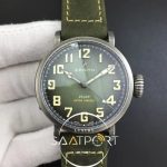 Pilot Type 20 Extra Special 40mm Aged SS Case XF 11 Best Edition on Asso Strap A7750 (Green) (1)