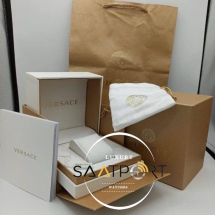 Versace Beyaz Saat Kutusu Full Set