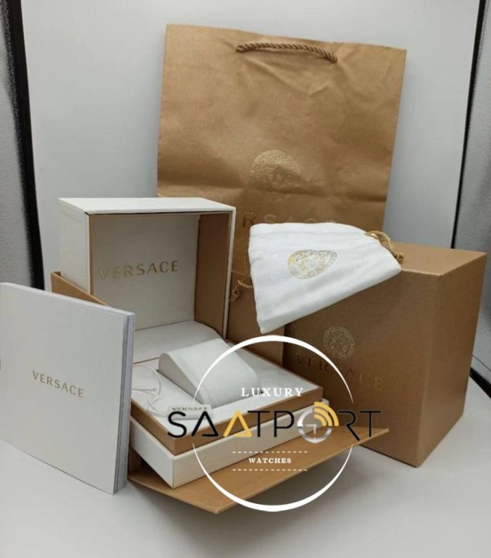 Versace Beyaz Saat Kutusu Full Set
