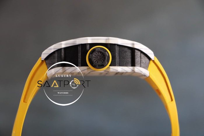 Richard Mille RM12 Eta Saat Tourbillon Sarı Kauçuk