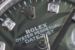 Rolex Datejust 36mm Clean Factory Palmiye Desenli Taşlı Yeşil Kadran